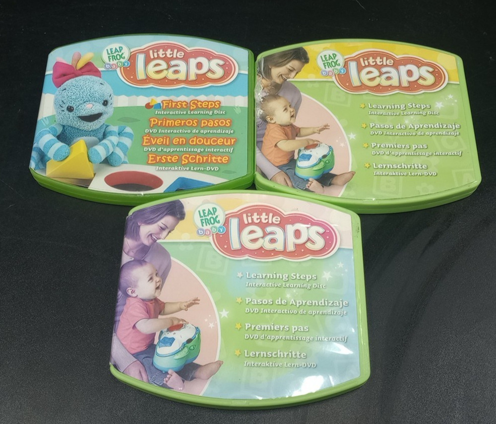 Leap Frog Baby Little Leaps Learning Steps DVD Interactive Learning Disc Game 3